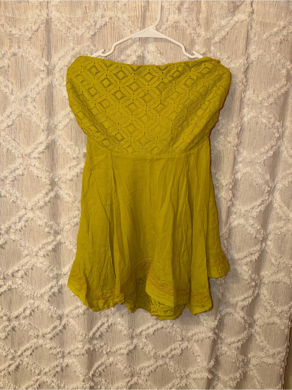 Free People Strapless Lace Dress